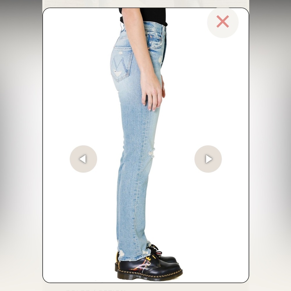 Mother Denim High Waisted Rider Skimp in The Confession Size 26 82 - Picture 7 of 16